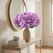 4PC Delightful 18-Inch Lavender Hydrangea Stem- Radiant 7-Inch Diameter - Perfect for Home Décor, Wedding Bouquets, and Special Event Floral Displays